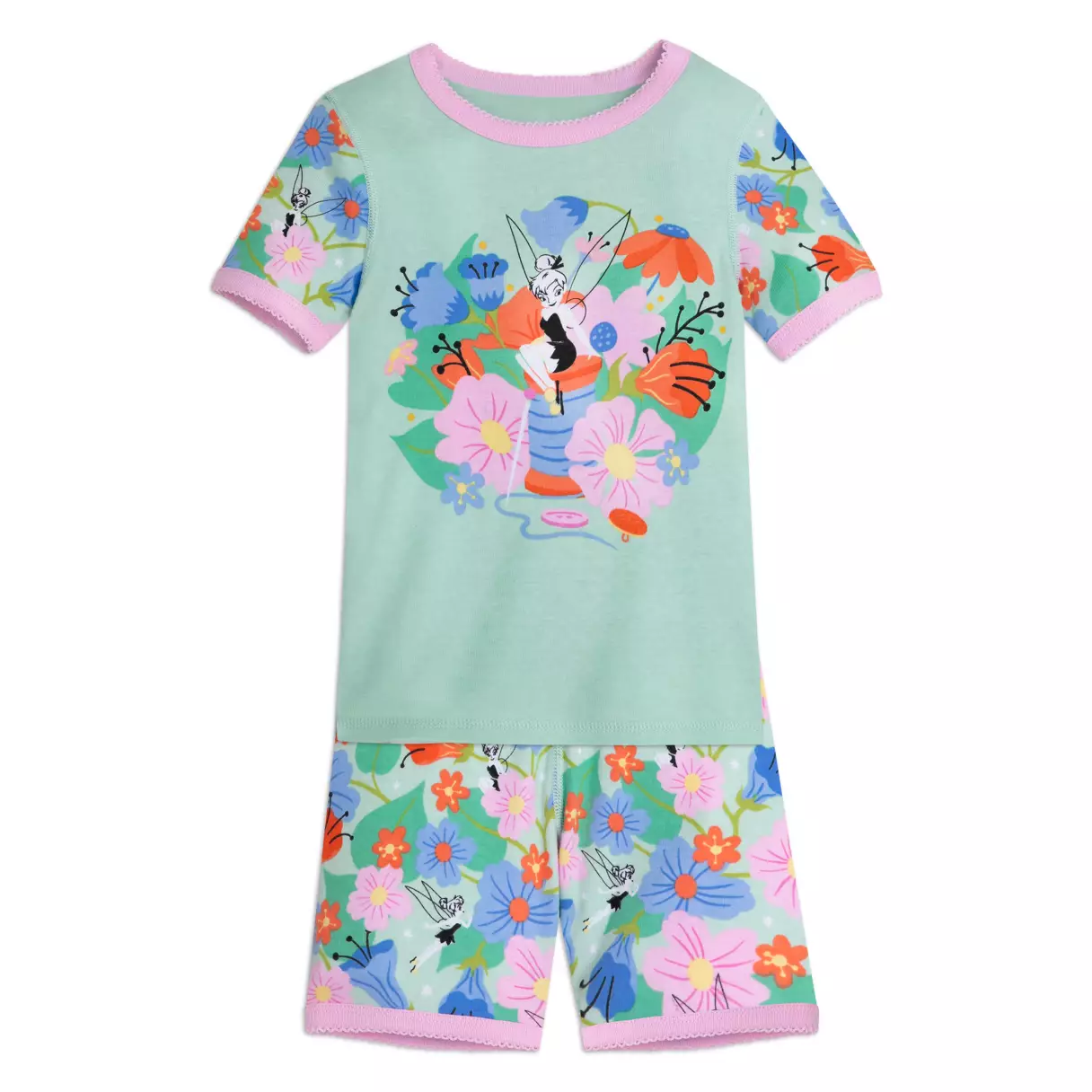 【Disney美国代购】Tinker Bell彼得潘小叮当儿童居家服睡衣裤