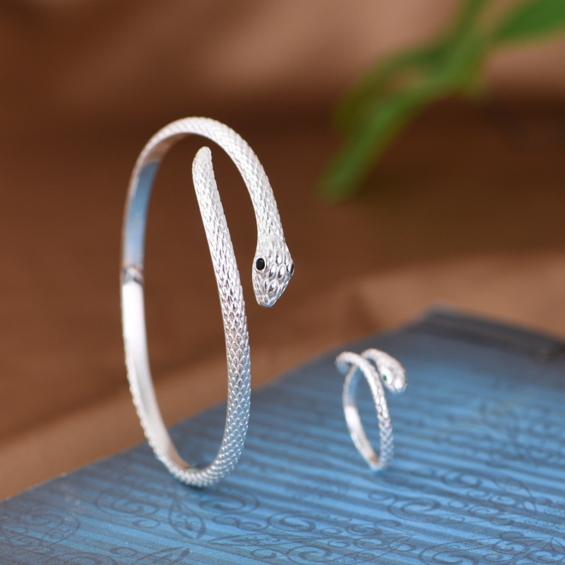 日韩女925纯银时尚百搭手镯礼物