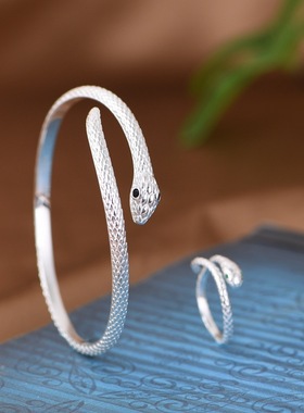 日韩女925纯银时尚百搭手镯礼物