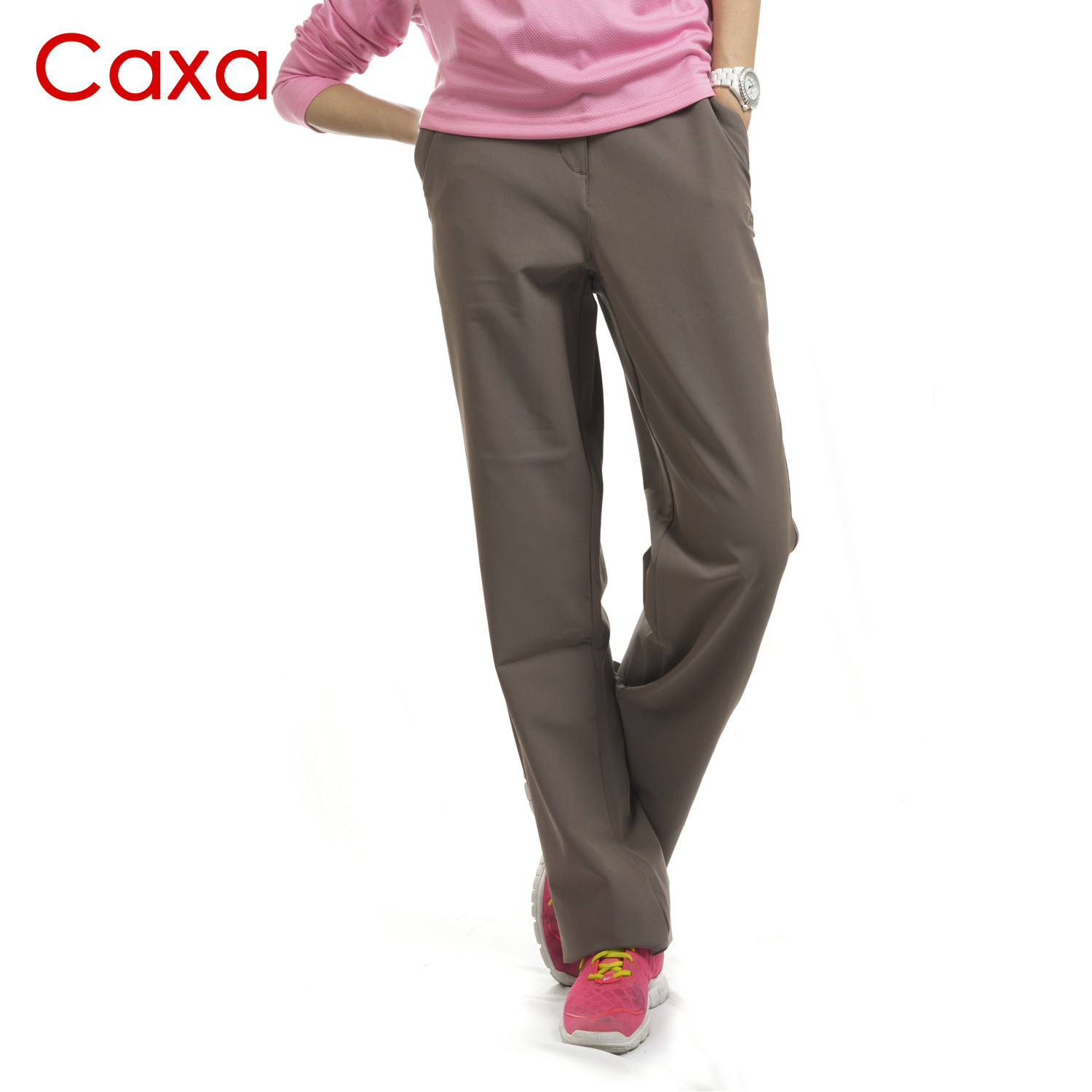 轻薄柔软caxa女款速干裤 旅游登山裤 耐磨运动长裤快干裤
