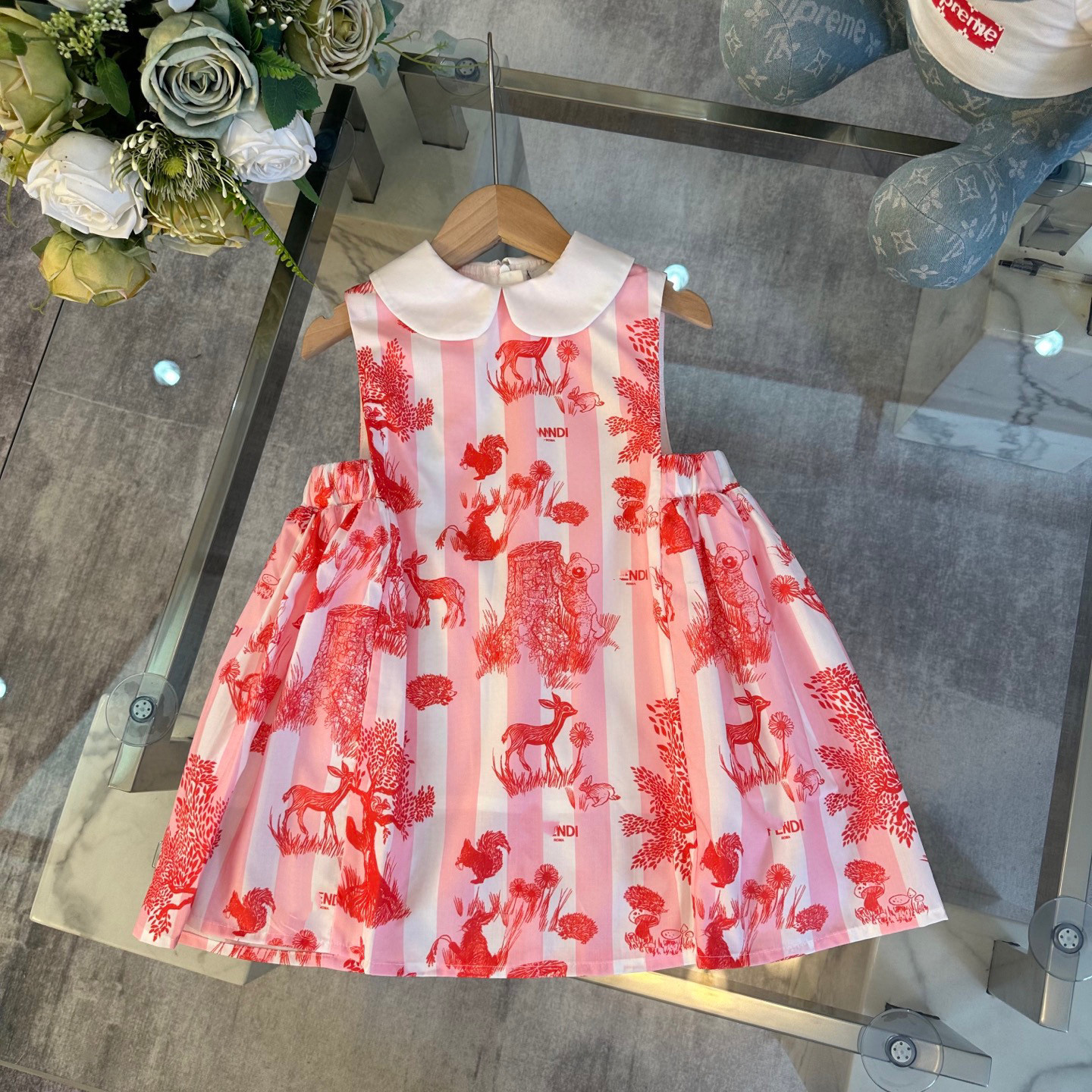 女童连衣裙2025夏季新款儿童洋气时髦短袖裙子宝宝周岁礼服公主裙