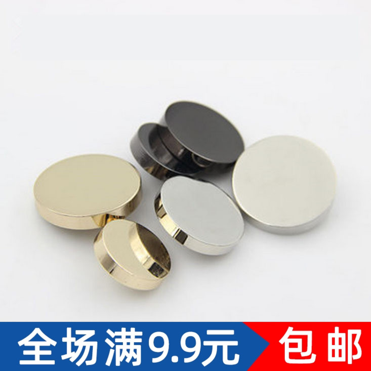 金属平面纽扣西装毛呢大衫西服