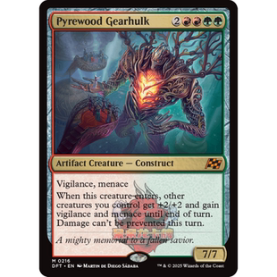 万智牌 炽林巨械 Pyrewood Gearhulk 英文 平/闪/异画 乙太漂移