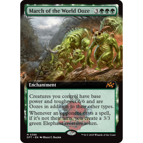 万智牌 流浆行进 March of the World Ooze 英文 平/闪 乙太漂移