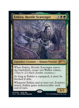 呆呆龙卡牌 万智牌 Enkira, Hostile Scavenger SLX