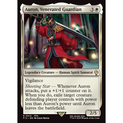 景仰护卫奥隆 Auron, Venerated Guardian 平/闪/扩画 最终幻想