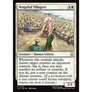 万智牌 vengeful villagers 仇意村民 TLA 平/闪