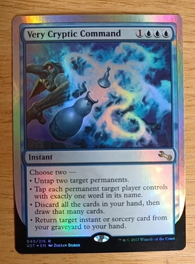 呆呆龙卡牌 万智牌 鸡飞3 very cryptic command 英文 闪 蓝指命