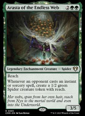 呆呆龙卡牌 万智牌 无尽缠丝阿拉斯塔 英文 指挥官预组 绿色 金