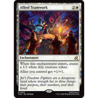 万智牌 Allied Teamwork 联手协作 TLE 平/闪