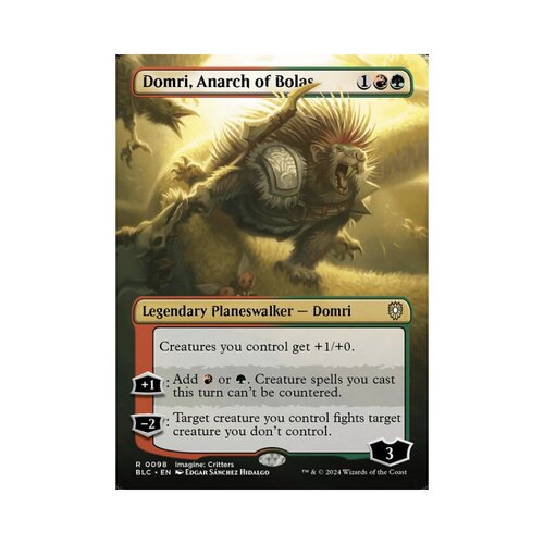 波拉斯逆竖多密 Domri, Anarch of Bolas 98 英文 BLC 异画 平/闪