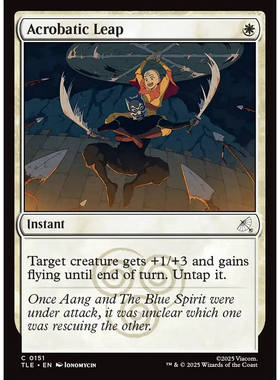 万智牌 acrobatic leap 巧躯飞跃 TLE 闪