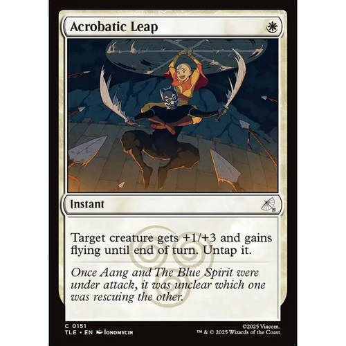 万智牌 acrobatic leap 巧躯飞跃 TLE 闪