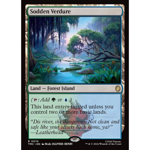 万智牌 TMC 忍者神龟指挥官 Sodden Verdure 丰润林丛 平/闪