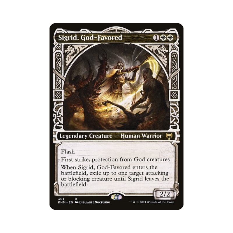 呆呆龙 万智牌 神灵眷恩西格莉德 简中/英文 异画/平/闪 凯德海姆