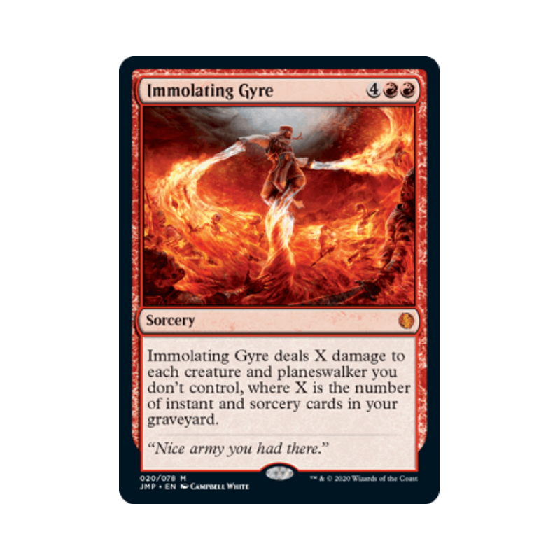 呆呆龙卡牌 万智牌 燃焰涡旋 英文 JUMPSTART 红色