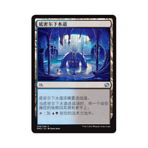 呆呆龙 万智牌 底密尔下水道 简中/英文 摩登大师2015 MM2