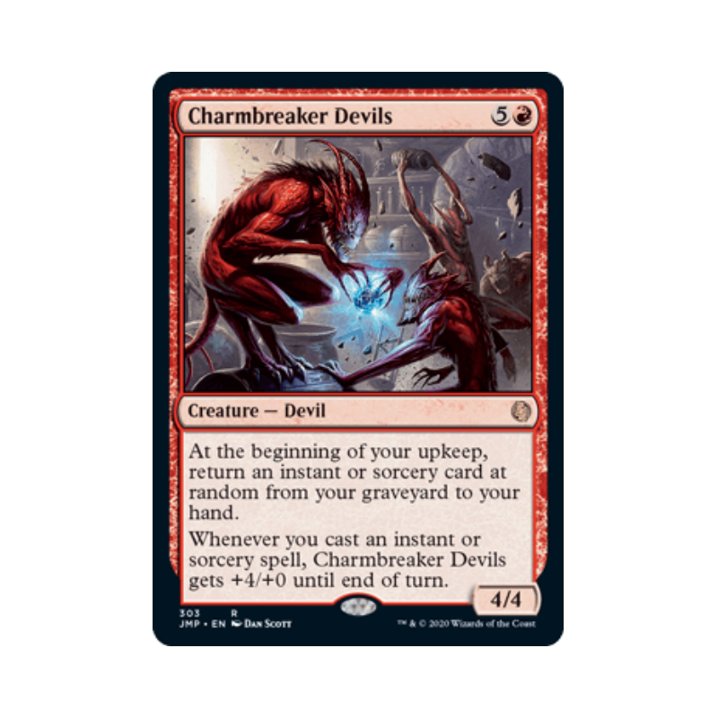 呆呆龙卡牌 万智牌 断符魔鬼 英文 JUMPSTART 红色