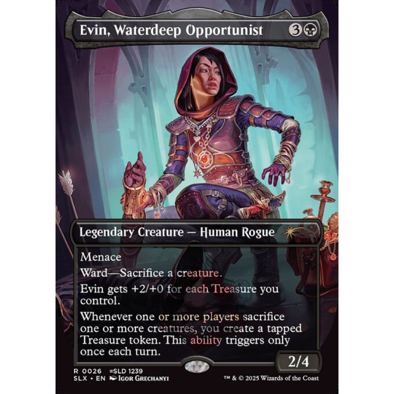万智牌 深水城投机客埃文 Evin, Waterdeep Opportunist 英文 SL