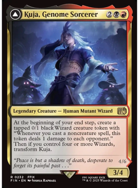 万智牌 基因组术士库加 Kuja, Genome Sorcerer 平/闪 最终幻想