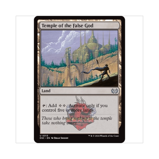 万智牌 伪神殿堂 Temple of the False God 鬼屋惊魂指挥官 地 银