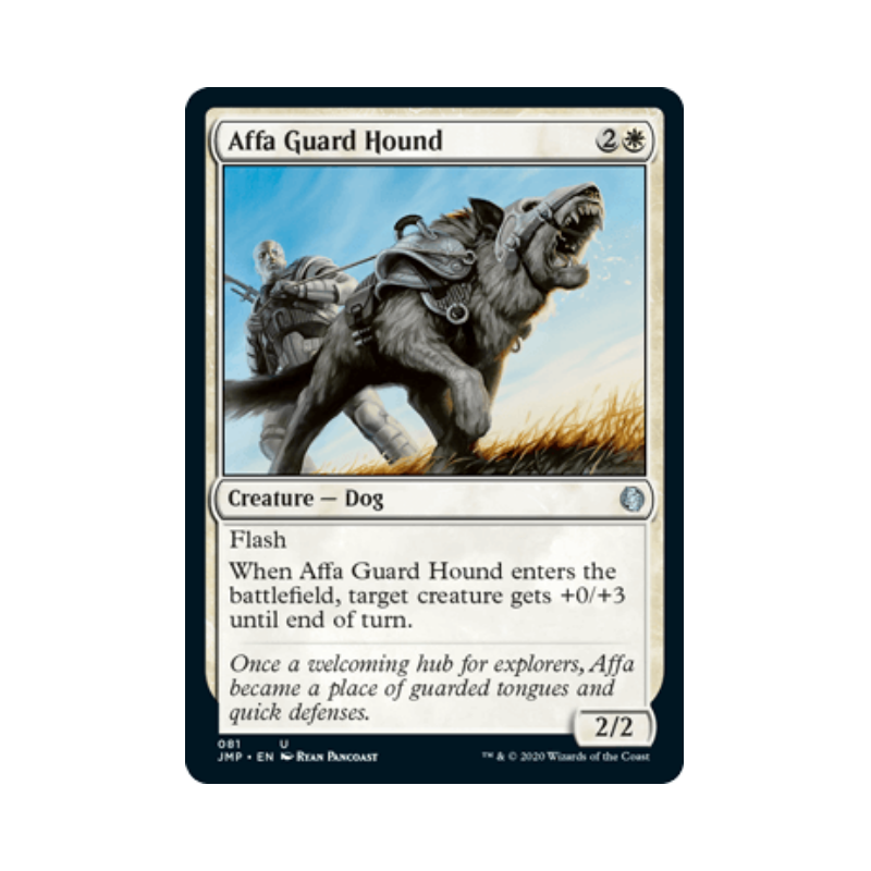 呆呆龙卡牌 万智牌 艾法守卫犬 英文 JUMPSTART 白色