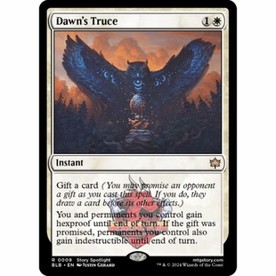 呆呆龙 万智牌 破晓休兵 Dawn's Truce 0009 平/闪