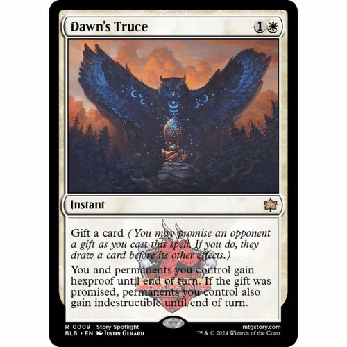 呆呆龙 万智牌 破晓休兵 Dawn's Truce 0009 平/闪