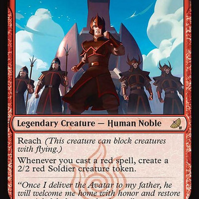 万智牌 Zuko, Avatar Hunter 降世神通猎手苏科 TLE 平/闪