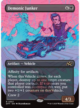 万智牌 恶魔废品车 Demonic Junker 英文 平/闪/异画 乙太漂移