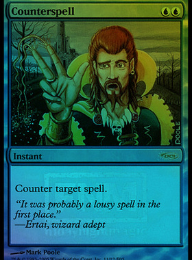 呆呆龙 万智牌 闪 反击咒语 英文 FNM 蓝色