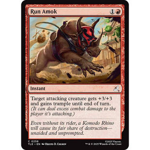 万智牌 run amok 横冲直撞 TLE 闪