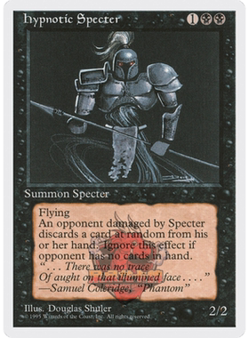 呆呆龙卡牌 万智牌 催眠幽灵 英文 第四版 4th 黑色