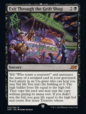 万智牌 英文 鸡飞4 UNF 平/闪/银河 Exit Through the Grift Shop