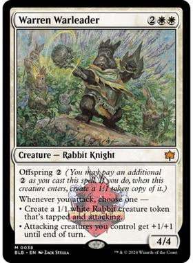 呆呆龙 万智牌 繁殖地战领 Warren Warleader 0038 平/闪