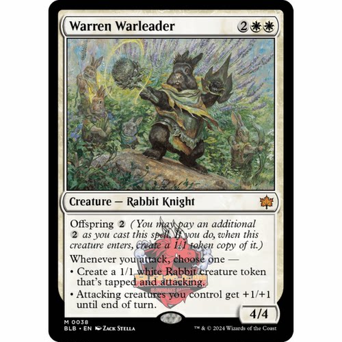 呆呆龙 万智牌 繁殖地战领 Warren Warleader 0038 平/闪