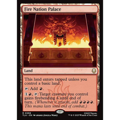 万智牌 Fire Nation Palace 烈火国皇宫 TLA 扩画 平/闪