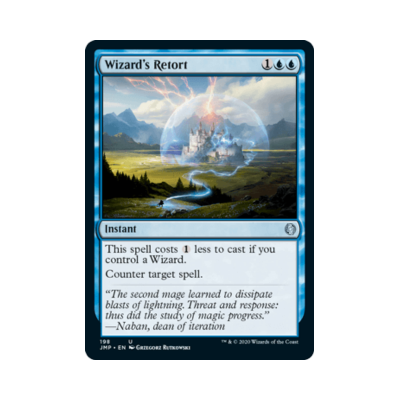 呆呆龙卡牌 万智牌 法师驳击 英文 JUMPSTART 蓝色