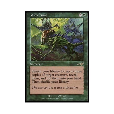 呆呆龙卡牌 万智牌 围猎 英文 宿敌