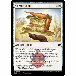 呆呆龙 万智牌 胡萝卜蛋糕 Carrot Cake 0007 平/闪