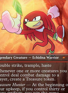 呆呆龙卡牌 万智牌 英文 Knuckles the Echidna SLD 平