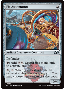 万智牌 维修站机械兽 Pit Automaton 英 平/闪 乙太漂移 神器 银