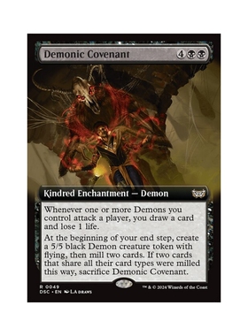 万智牌 恶魔盟约 Demonic Covenant 扩画 暮悲邸:鬼屋惊魂指挥官