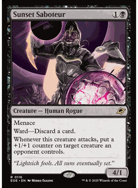 呆呆龙 落日破坏者 Sunset Saboteur 平/闪/扩画 虚空边域 EOE