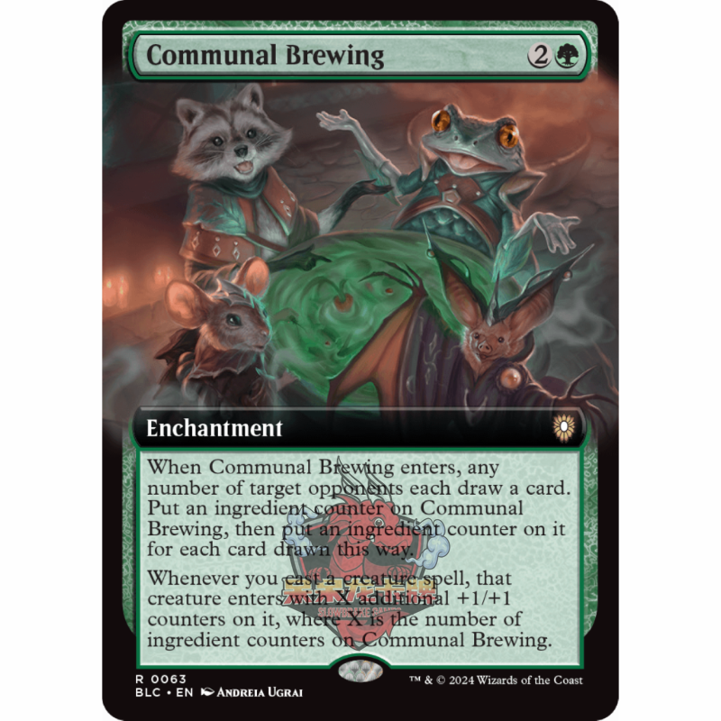 万智牌 齐力熬制 Communal Brewing 斑隆洛指挥官 扩画 平/闪
