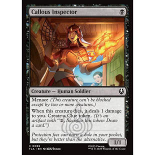 万智牌 callous inspector 冷酷巡检官 TLA 平/闪