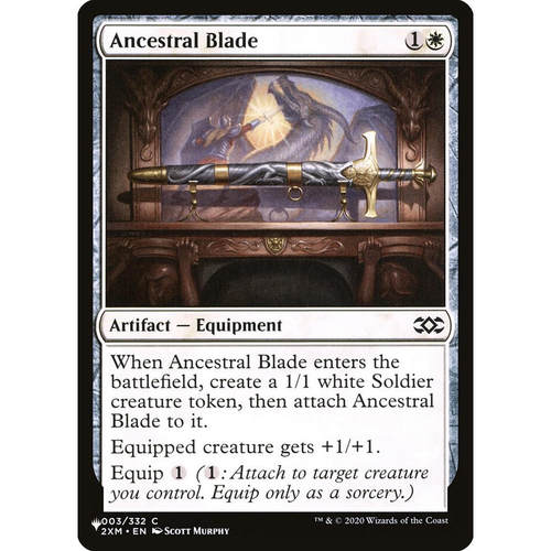 万智牌 2XM 3 ancestral blade 祖传宝刃 the list