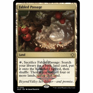 呆呆龙 万智牌 神奇小径 Fabled Passage 0252 地 平/闪