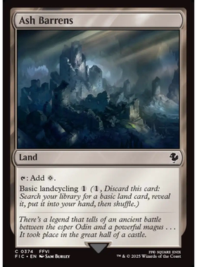 呆呆龙 万智牌 灰烬瘠地 Ash Barrens 平/闪/扩画 最终幻想