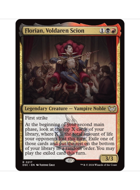 万智牌 沃达连后裔华伦安Florian, Voldaren Scion鬼屋惊魂指挥官